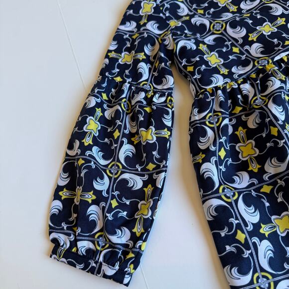 Janie and Jack Medallion Scarf Print Dress Girls 3 - Picture 7 of 12